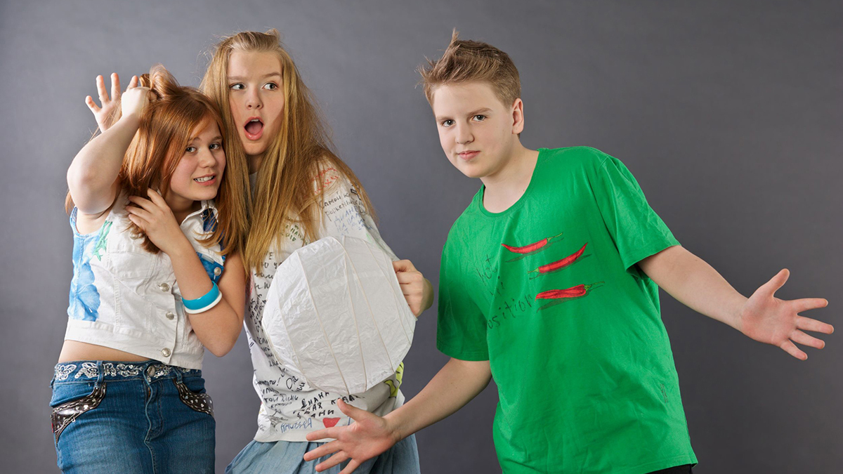 Jugendliche in Aktion